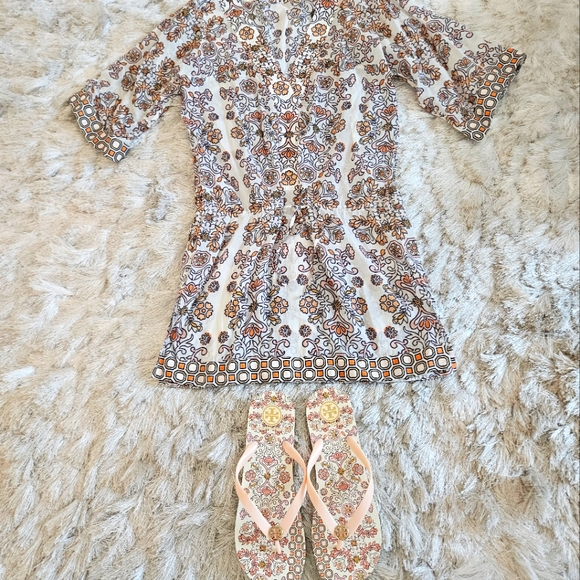 NWOT Tory Burch Hicks Garden Flip Flops - Picture 11 of 15